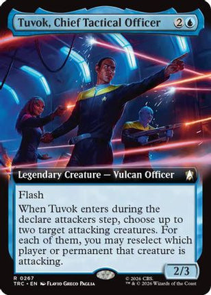Tuvok, Chief Tactical Officer (Extended Art) (TRC-267) - Commander: Star Trek