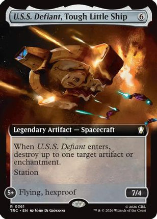 U.S.S. Defiant, Tough Little Ship (Extended Art) (TRC-361) - Commander: Star Trek