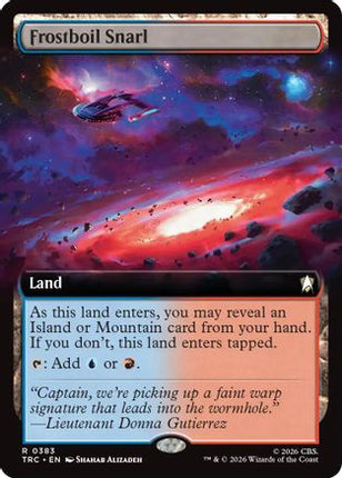Frostboil Snarl (Extended Art) (TRC-383) - Commander: Star Trek