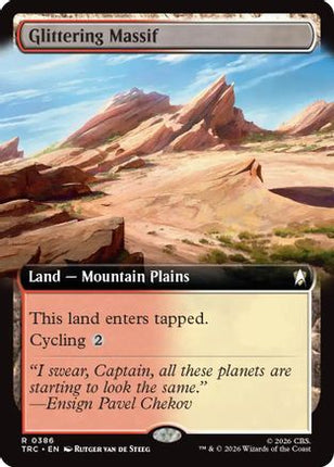 Glittering Massif (Extended Art) (TRC-386) - Commander: Star Trek