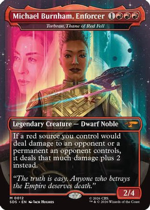 Michael Burnham, Enforcer - Torbran, Thane of Red Fell (Borderless) (SDS-012) - Star Trek: Stardates
