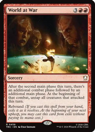World at War (Surge Foil) (TRC-456) - Commander: Star Trek Foil