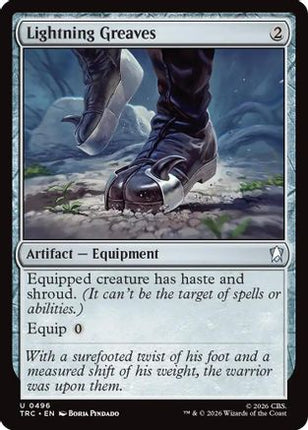Lightning Greaves (Surge Foil) (TRC-496) - Commander: Star Trek Foil