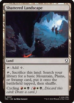 Shattered Landscape (Surge Foil) (TRC-557) - Commander: Star Trek Foil