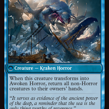 Thing in the Ice // Awoken Horror (INR-091) - Innistrad Remastered Foil
