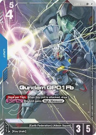 Gundam GP01Fb (LR+) (GD06-001) - Stardust Trails Holofoil
