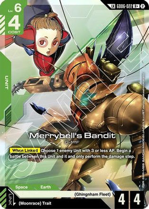Merrybell's Bandit (R+) (Link Rare) (GD06-022) - Stardust Trails Holofoil