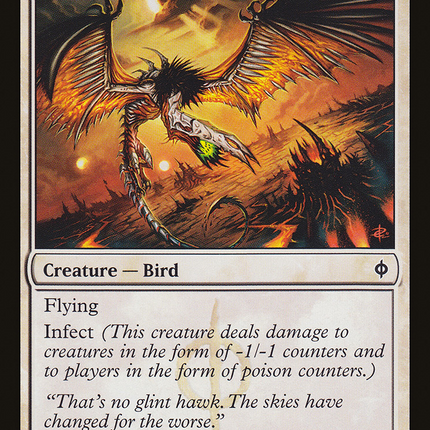 Shriek Raptor (NPH-024) - New Phyrexia Foil
