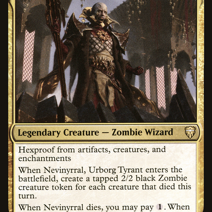 Nevinyrral, Urborg Tyrant (CMR-287) - Commander Legends Foil