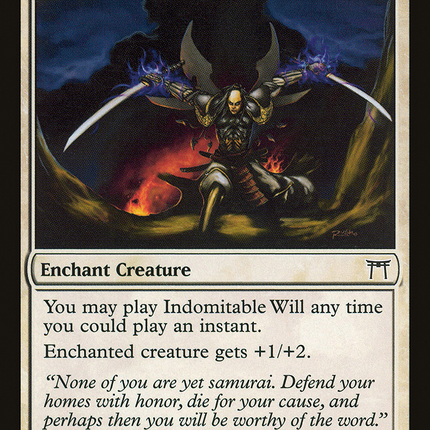 Indomitable Will (CHK-017) - Champions of Kamigawa Foil