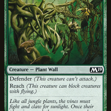 Wall of Vines (M19-210) - Core Set 2019 Foil