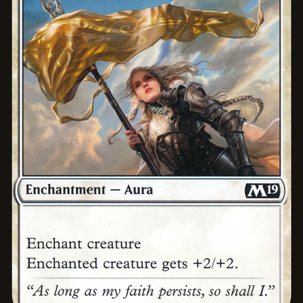 Knight's Pledge (M19-019) - Core Set 2019 Foil