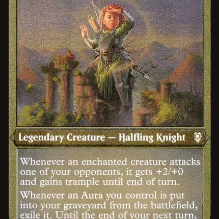 Mazzy, Truesword Paladin (Foil Etched) (CLB-541) - Commander Legends: Battle for Baldur's Gate Foil