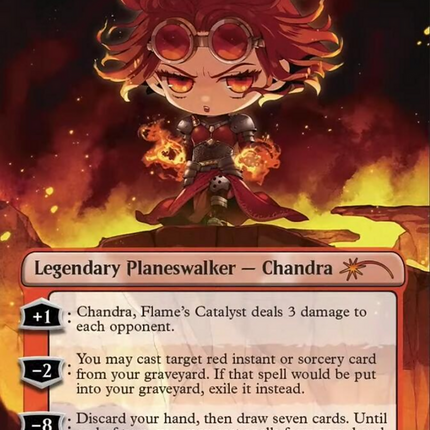 Chandra, Flame's Catalyst (SLD-1420) - Secret Lair Drop (Borderless)