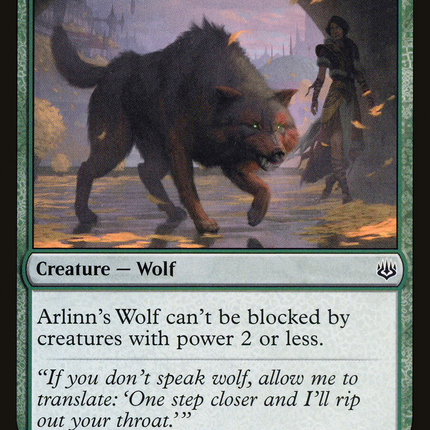 Arlinn's Wolf (WAR-151) - War of the Spark Foil