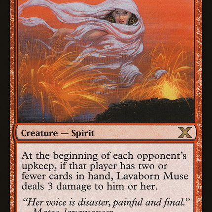 Lavaborn Muse (10E-216) - Tenth Edition Foil