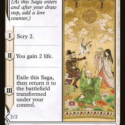 Era of Enlightenment // Hand of Enlightenment (NEO-011) - Kamigawa: Neon Dynasty: (fandfc, enchantment) Foil