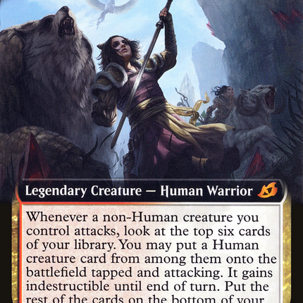 Winota, Joiner of Forces (IKO-349) - Ikoria: Lair of Behemoths: (Extended Art) Foil