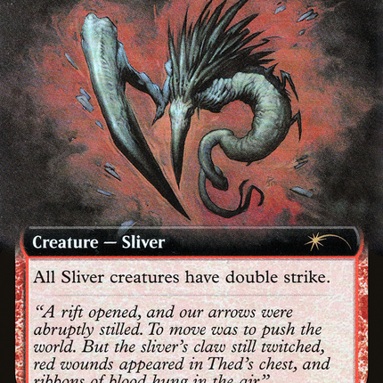 Fury Sliver (SLD-638) - Secret Lair Drop: (Extended Art) Foil