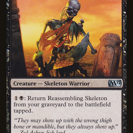Reassembling Skeleton (M12-104) - Magic 2012 Foil