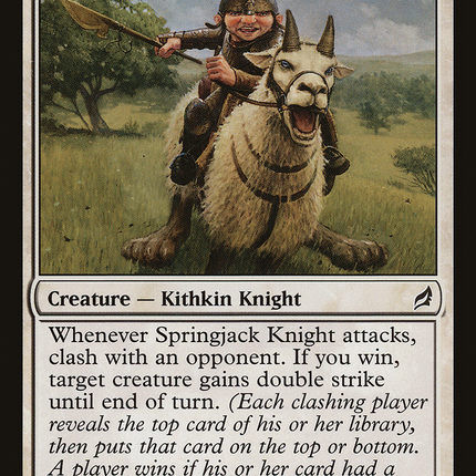 Springjack Knight (LRW-041) - Lorwyn Foil