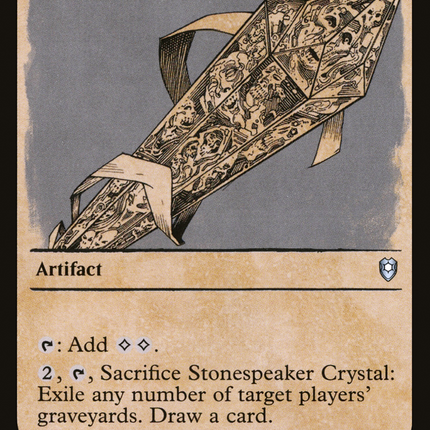 Stonespeaker Crystal (CLB-450) - Commander Legends: Battle for Baldur's Gate: (Showcase) Foil
