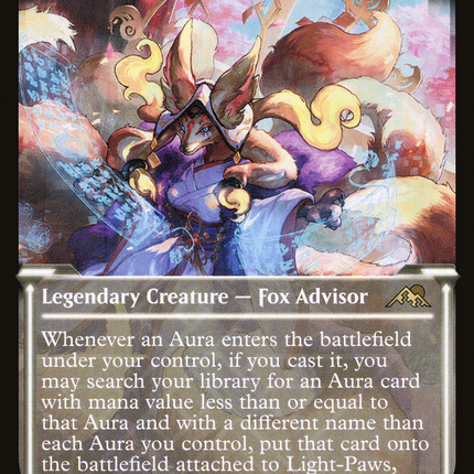 Light-Paws, Emperor's Voice (NEO-367) - Kamigawa: Neon Dynasty: (Showcase) Foil