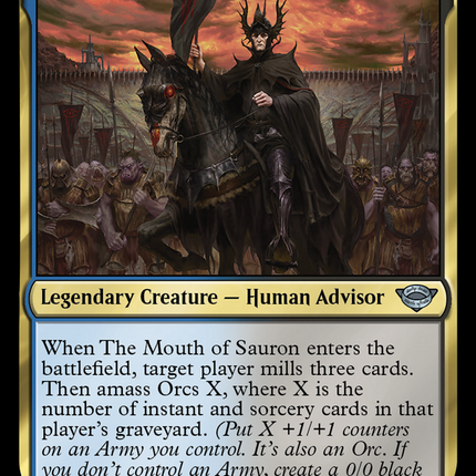 The Mouth of Sauron (LTR-216) - The Lord of the Rings: Tales of Middle-earth Foil