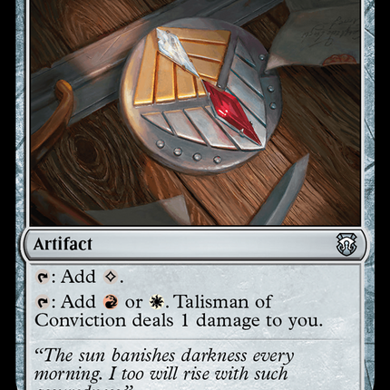 Talisman of Conviction (M3C-307) - Modern Horizons 3 Commander Foil