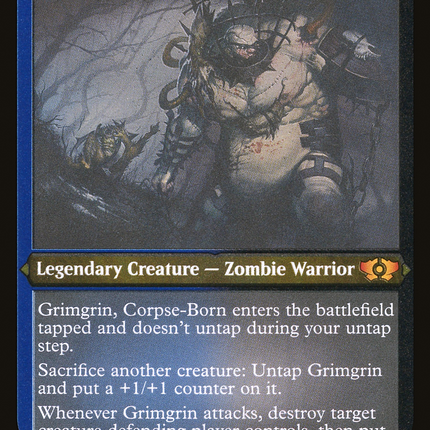 Grimgrin, Corpse-Born (Foil Etched) (MUL-106) - Multiverse Legends Foil
