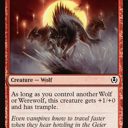 Hungry Ridgewolf (INR-160) - Innistrad Remastered Foil