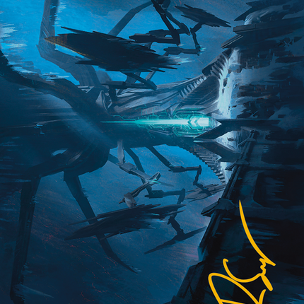 Yggdrasil, Rebirth Engine Art Card (Gold-Stamped Signature) (ASACR-010) - Assassin's Creed Art Series (Borderless)