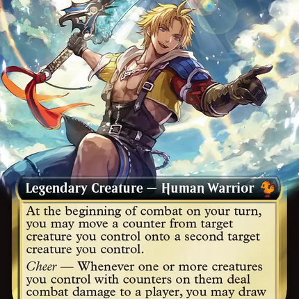 Tidus, Yuna's Guardian (FIC-187) - Commander: FINAL FANTASY: (Extended Art)