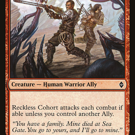 Reckless Cohort (BFZ-152) - Battle for Zendikar