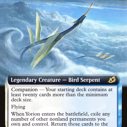 Yorion, Sky Nomad (IKO-359) - Ikoria: Lair of Behemoths: (companion, Extended Art)