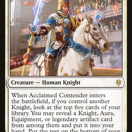 Acclaimed Contender (PPELD-001) - Throne of Eldraine Promos