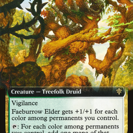 Faeburrow Elder (ELD-380) - Throne of Eldraine: (Extended Art)