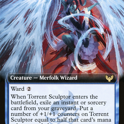 Torrent Sculptor // Flamethrower Sonata (STX-331) - Strixhaven: School of Mages: (Extended Art)
