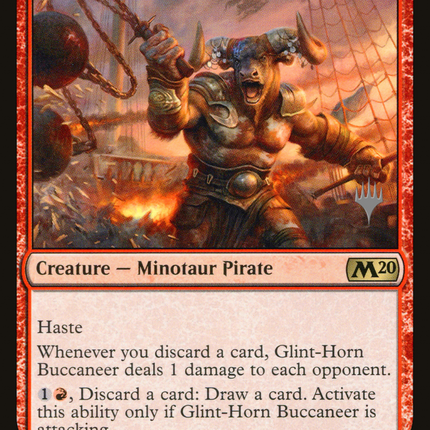 Glint-Horn Buccaneer (PPM20-141P) - Core Set 2020 Promos