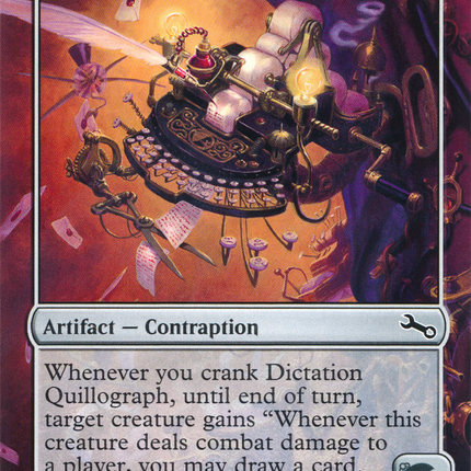Dictation Quillograph (UST-175) - Unstable (Borderless) Foil