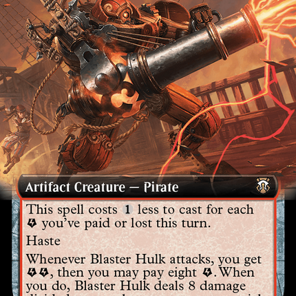 Blaster Hulk (M3C-055) - Modern Horizons 3 Commander: (Extended Art) Foil