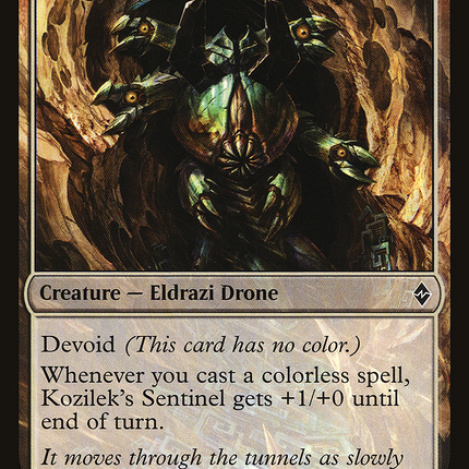 Kozilek's Sentinel (BFZ-129) - Battle for Zendikar: (devoid)