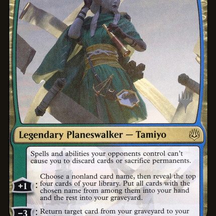 Tamiyo, Collector of Tales (PPTHB-220) - War of the Spark Promos Foil