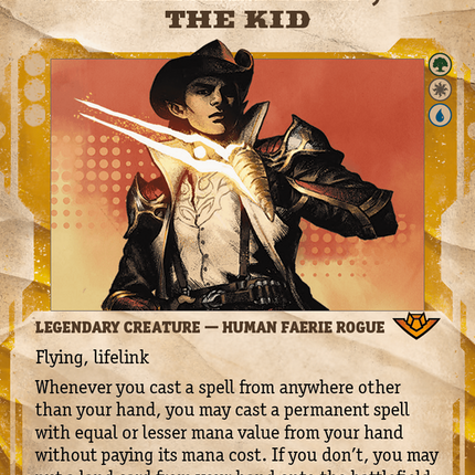 Kellan, the Kid (OTJ-294) - Outlaws of Thunder Junction: (Showcase) (Borderless)