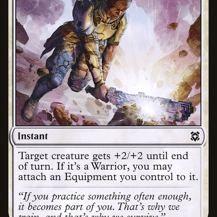Resolute Strike (ZNR-035) - Zendikar Rising Foil
