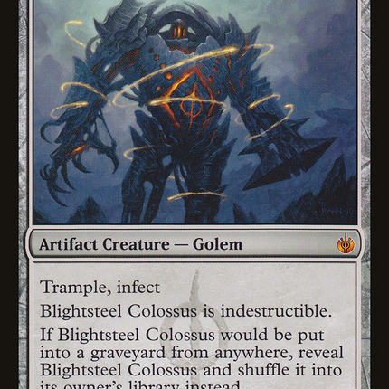 Blightsteel Colossus (MBS-099) - Mirrodin Besieged Foil