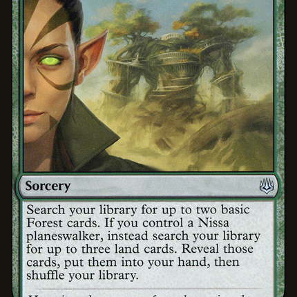 Nissa's Triumph (WAR-170) - War of the Spark Foil