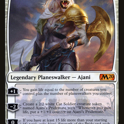 Ajani, Strength of the Pride (M20-002) - Core Set 2020 Foil