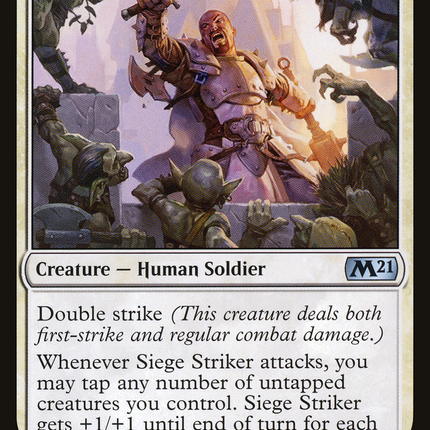 Siege Striker (M21-037) - Core Set 2021 Foil