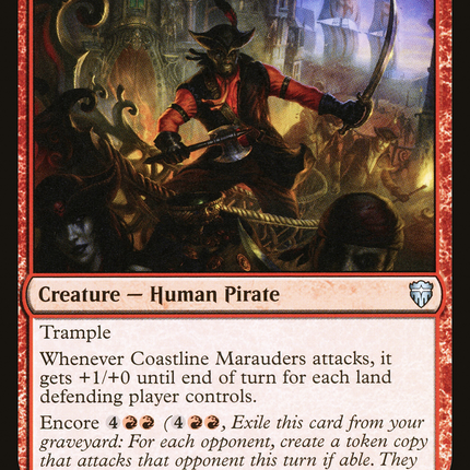 Coastline Marauders (CMR-168) - Commander Legends Foil